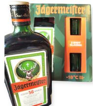 ESTUCHE JAGERMEISTER // + 2 SHOTS GLASSES